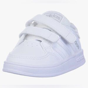 Adidas Toddler Size 6 All White tennis shoes